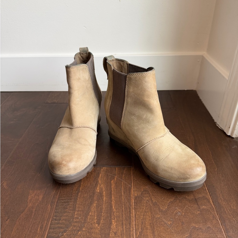 Sorel Joan Ankle Wedge Boots